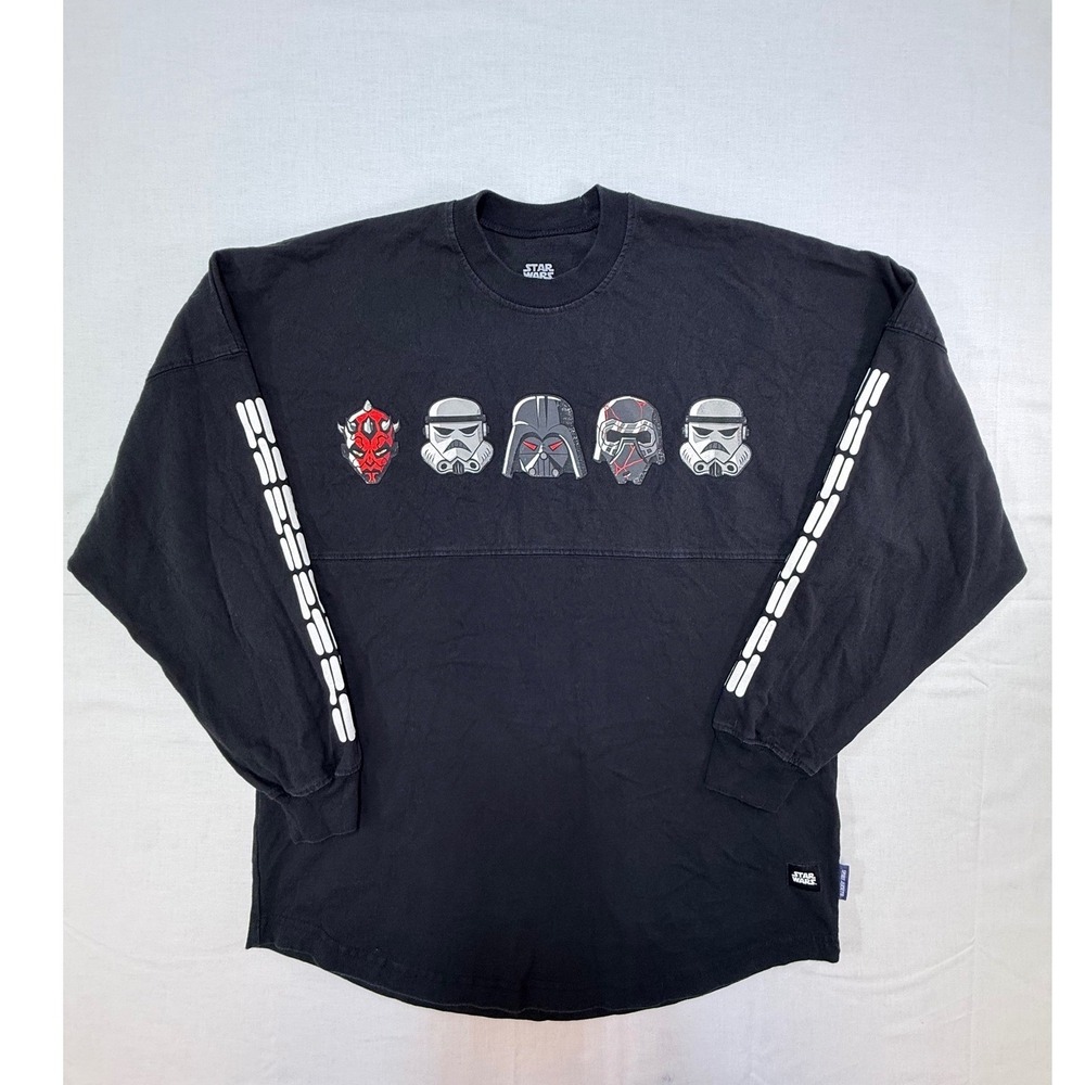 Star Wars Spirit Jersey Dark Side Darth Vader Darth Maul Black Long Sleeve S